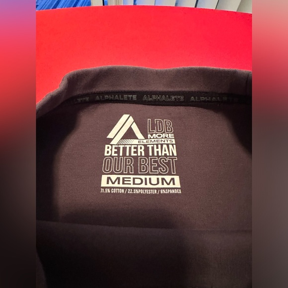 ALPHALETE ELEMENTAL SHIRTS, SHORT N LONG SLEEVE BUNDLE OF 3 ALL MEDIUM - Picture 5 of 10